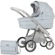 Bebecar Ip-Op Classic XL Duo 2 in 1 Pram + Raincover & FREE Bag, Baby Blue