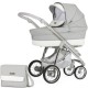 Bebecar Ip-Op Classic XL Duo 2 in 1 Pram + Raincover & FREE Bag, Silver Grey