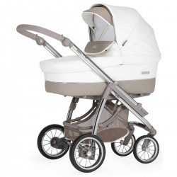 Bebecar Ip-Op Classic XL Duo 2 in 1 Pram + Raincover, Iced Mocha