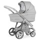 Bebecar Ip-Op Classic XL Trio 3 in 1 Travel System + Lie Flat Car Seat, Raincover & FREE Bag, Polished Pebble