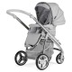 Bebecar Ip-Op Classic XL Duo 2 in 1 Pram + Raincover & FREE Bag, Polished Pebble