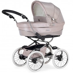 Bebecar Prive Stylo Class+ 2 in 1 Pram + Raincover, Rose