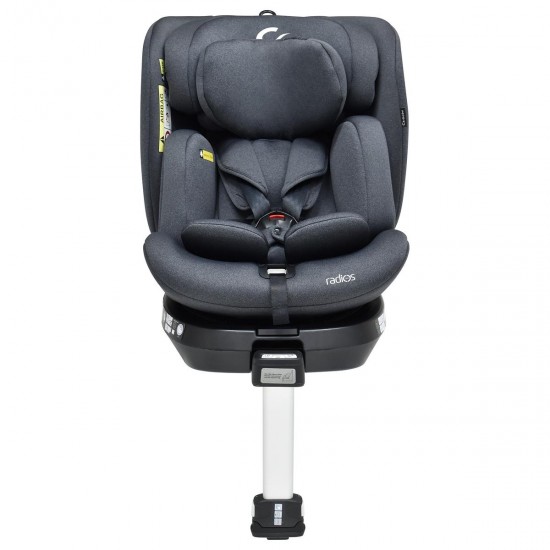 Bebecar Carbebe Radios 360° Rotating i-Size Car Seat, Black