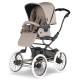 Bebecar Stylo Class+ Special 3 in 1 Pram + Raincover & FREE Bag, Autumn Beige