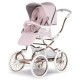 Bebecar Stylo Class+ Special 3 in 1 Pram + Raincover & FREE Bag, Rose Pink