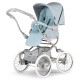 Bebecar Stylo Class+ Special 3 in 1 Pram + Raincover & FREE Bag, Sky Blue