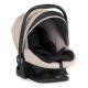 Bebecar Wei Pushchair + Lie Flat Car Seat & Raincover, Soft Beige