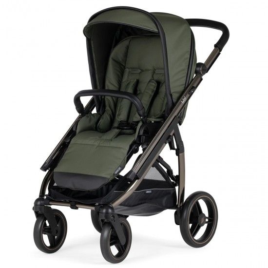 Bebecar Wei Complete Travel System + Lie Flat Car Seat, Raincover & FREE Bag, Soft Green - 2025 BLACK FRIDAY DEAL