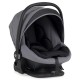 Bebecar Wei Complete Travel System + Lie Flat Car Seat & Raincover, Soft Grey