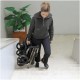 Bebecar Wei Complete Travel System + Lie Flat Car Seat, Raincover & FREE Bag, Soft Grey
