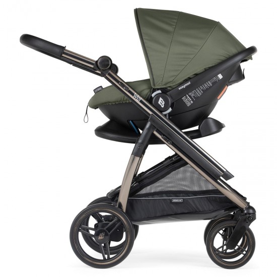 Bebecar Wei Complete Travel System + Lie Flat Car Seat, Raincover & FREE Bag, Soft Green - 2025 BLACK FRIDAY DEAL