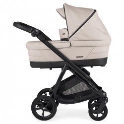 Bebecar Bib Duo 2 in 1 Pram + Raincover & FREE Bag, Beige