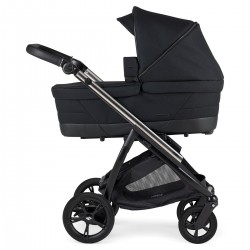 Bebecar Bib Duo 2 in 1 Pram + Raincover & FREE Bag, Black