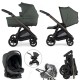 Bebecar Bib Trio 3 in 1 Travel System + Lie Flat Car Seat, Dark Green Bebecar Bib Trio 3 in 1 Travel System + Lie Flat Car Seat, Dark Green