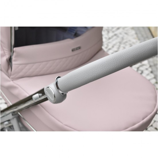 Bebecar Minipop Duo 2 in 1 Pram + Raincover & FREE Bag, Pink