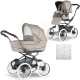 Bebecar Stylo Class+ 2 in 1 Pram + Raincover, Autumn Beige Bebecar Stylo Class+ 2 in 1 Pram + Raincover, Autumn Beige