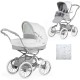 Bebecar Stylo Class+ 2 in 1 Pram + Raincover, Clouds Bebecar Stylo Class+ 2 in 1 Pram + Raincover, Clouds