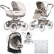 Bebecar Stylo Class+ Pram + Lie Flat Car Seat Travel System, Raincover, Iced Mocha Bebecar Stylo Class+ Pram + Lie Flat Car Seat Travel System, Raincover, Iced Mocha