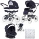 Bebecar Stylo Class+ Classic Pram + Lie Flat Car Seat Travel System, Oxford Blue Bebecar Stylo Class+ Classic Pram + Lie Flat Car Seat Travel System, Oxford Blue