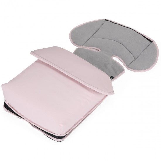 Bebecar Fleece Lined Footmuff, Pink Opal