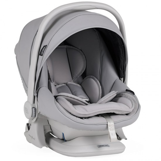 Bebecar V-Pack Complete Travel System + Lie Flat Car Seat, Raincover, LA3 Kit & Footmuff, Pebble - 2025 BLACK FRIDAY DEAL