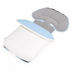 Bebecar Fleece Lined Footmuff, Iced Blue