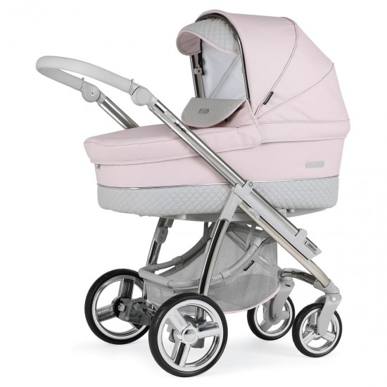 Bebecar Ip-Op Classic XL Trio 3 in 1 Travel System + Lie Flat Car Seat, Dusky Pink - 2025 BLACK FRIDAY DEAL