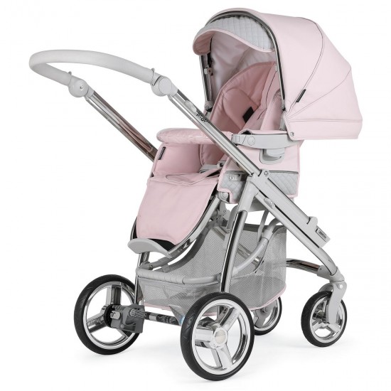 Bebecar Ip-Op Classic XL Trio 3 in 1 Travel System + Lie Flat Car Seat, Dusky Pink - 2025 BLACK FRIDAY DEAL