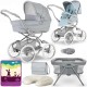 Bebecar Stylo Class+ 2 in 1 Pram + Raincover & FREE Bag, Crib, Blanket & Nursing Pillow, Sky Blue Bebecar Stylo Class+ 2 in 1 Pram + Raincover & FREE Bag, Crib, Blanket & Nursing Pillow, Sky Blue
