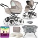 Bebecar Stylo Class+ 2 in 1 Pram + Raincover & FREE Bag, Crib, Blanket & Nursing Pillow, Autumn Beige Bebecar Stylo Class+ 2 in 1 Pram + Raincover & FREE Bag, Crib, Blanket & Nursing Pillow, Autumn Beige