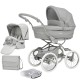 Bebecar Stylo Class+ 2 in 1 Pram + Raincover, FREE Changing Bag, Graphite