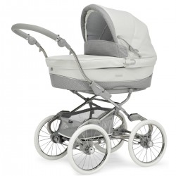 Bebecar Stylo Class+ Pram + Lie Flat Car Seat Travel System + Raincover & FREE Bag, Halo