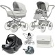 Bebecar Stylo Class+ Pram + New Aurea Car Seat Travel System + Raincover, FREE Changing Bag, Halo