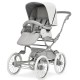 Bebecar Stylo Class+ Pram + Lie Flat Car Seat Travel System + Raincover & FREE Bag, Porcelaine