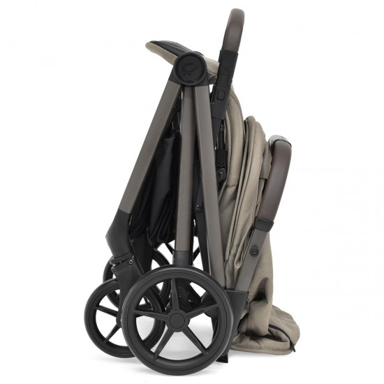 Bebecar Carbebe UNA+ Compact Stroller With Raincover - Beige