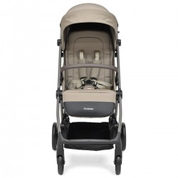 Bebecar Carbebe UNA+ Compact Stroller With Raincover - Beige