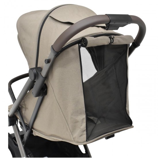 Bebecar Carbebe UNA+ Compact Stroller With Raincover - Beige
