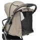 Bebecar Carbebe UNA+ Compact Stroller With Raincover - Beige