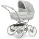 Bebecar Prive Stylo Class+ 2 in 1 Pram + Raincover, White Sparkle