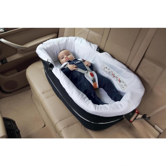 Bebecar V-Pack Complete Travel System + Lie Flat Car Seat, Raincover, LA3 Kit & FREE Footmuff, Smokey Blue