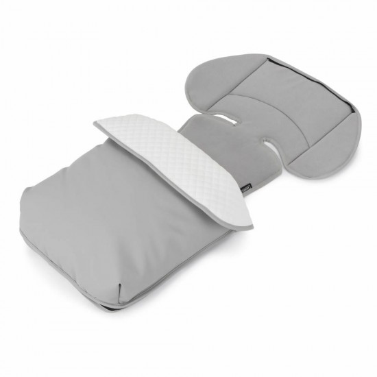 Bebecar Fleece Lined Footmuff Special, Silver Grey