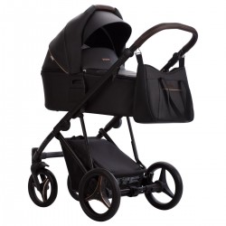 Bebetto Flavio Pro 2 in 1 Pram and Pushchair, PRO 06 Black