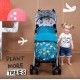 Cosatto Supa 3 Eco Stroller with Shopper Bag - Paloma Faith, One World Cosatto Supa 3 Eco Stroller with Shopper Bag - Paloma Faith, One World