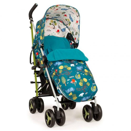 Cosatto Supa 3 Eco Stroller with Shopper Bag - Paloma Faith, One World Cosatto Supa 3 Eco Stroller with Shopper Bag - Paloma Faith, One World
