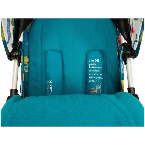 Cosatto Supa 3 Eco Stroller with Shopper Bag - Paloma Faith, One World Cosatto Supa 3 Eco Stroller with Shopper Bag - Paloma Faith, One World