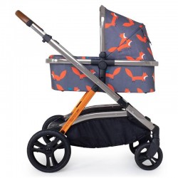 Cosatto Wow XL 3 in 1 Pram and Pushchair, Charcoal Mister Fox