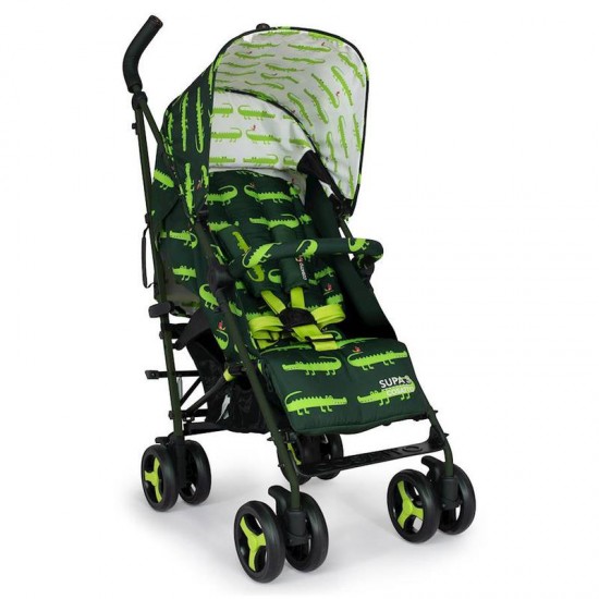 Cosatto Supa 3 Stroller with Bumper Bar, Crocodile Smiles Cosatto Supa 3 Stroller with Bumper Bar, Crocodile Smiles