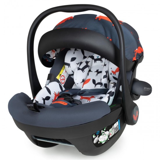 Cosatto Acorn I-Size 0+ Car Seat, Charcoal Mister Fox