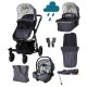 Cosatto Giggle Trail i-Size 3 in 1 Everything Travel System Bundle, Fika Forest