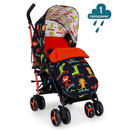 Cosatto Supa 3 Stroller with Bumper Bar, Sk8r Kidz